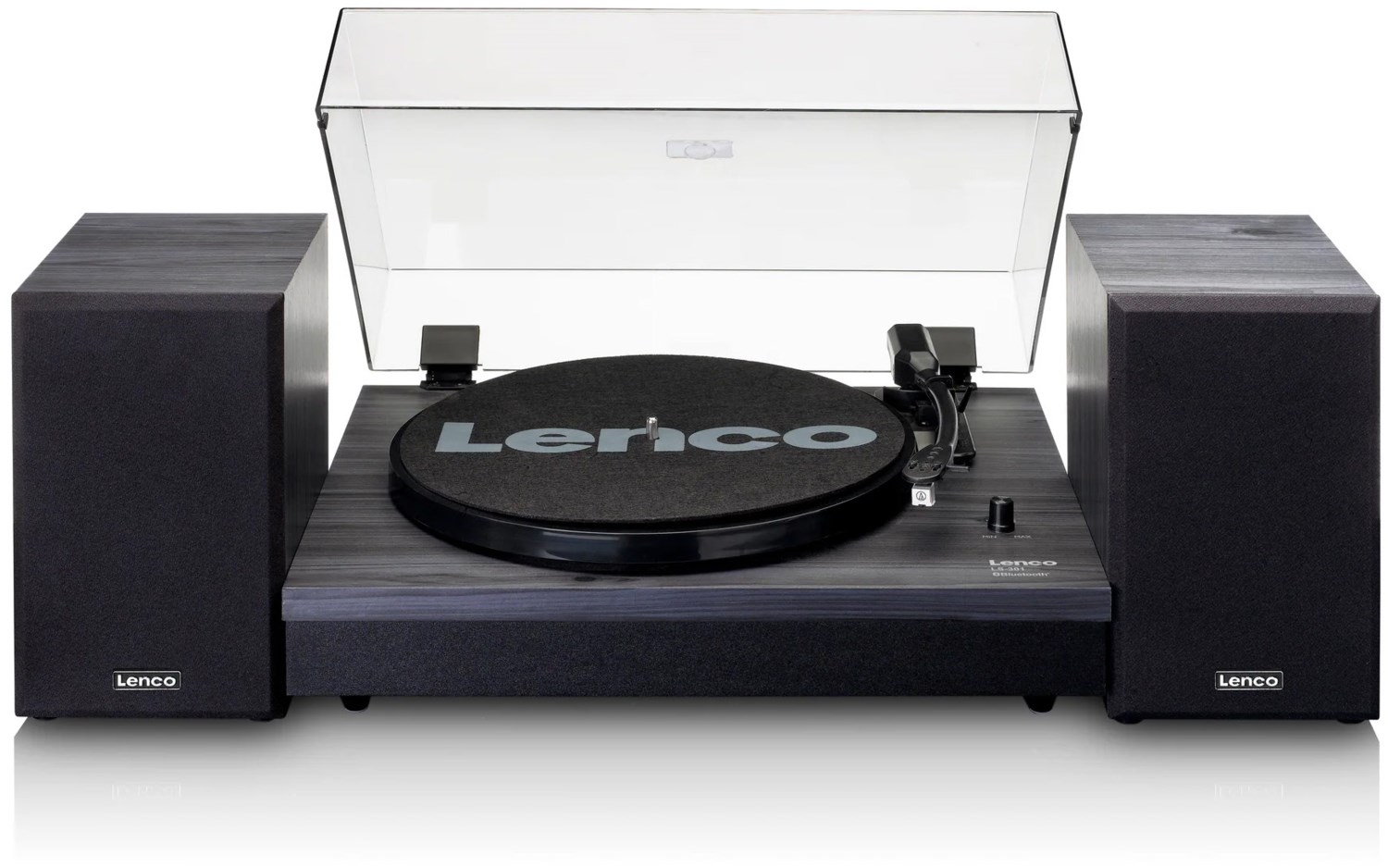 LS-301BK Plattenspieler mit Lautsprecher schwarz