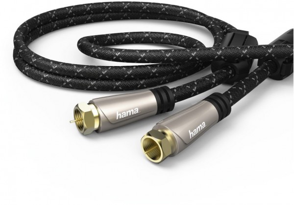 SAT-Anschlusskabel 120dB (3m) F-Stecker>F-Stecker braun