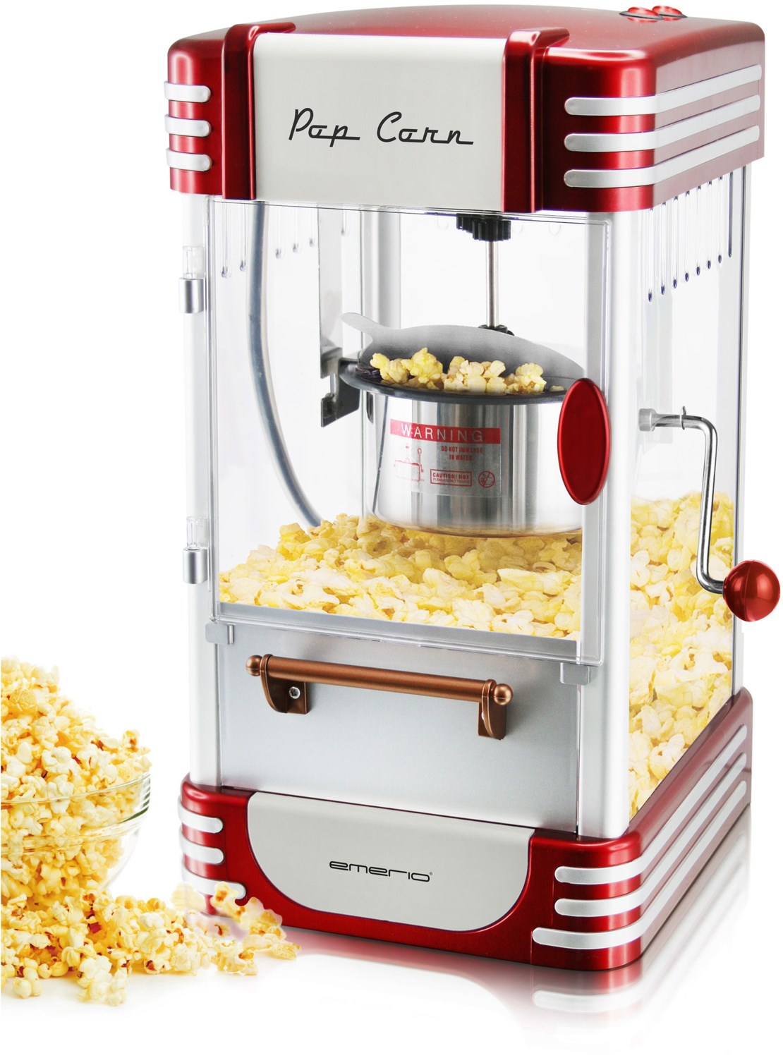 POM-120650 Popcornmaschine Popcorn-Maschine rot/weiß