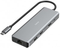 USB-C-Hub 9 Ports grau