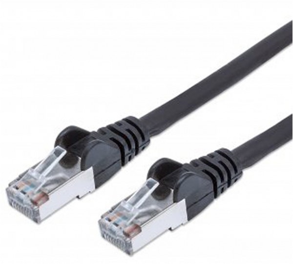 Patchkabel RJ45 S/FTP Cat6 LSOH schwarz (5m)