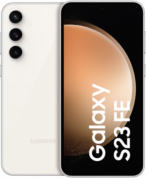 Galaxy S23 FE (128GB) Smartphone cream, 50 MP Kamera, 6,4 Zoll Display, 5G, Android