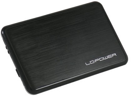 LC-PRO-25BUB 2,5 USB 2.0 Festplattengehäuse schwarz/alu