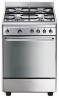 SCD60EMX9 Gas-Kombi-Standherd edelstahl/cleansteel