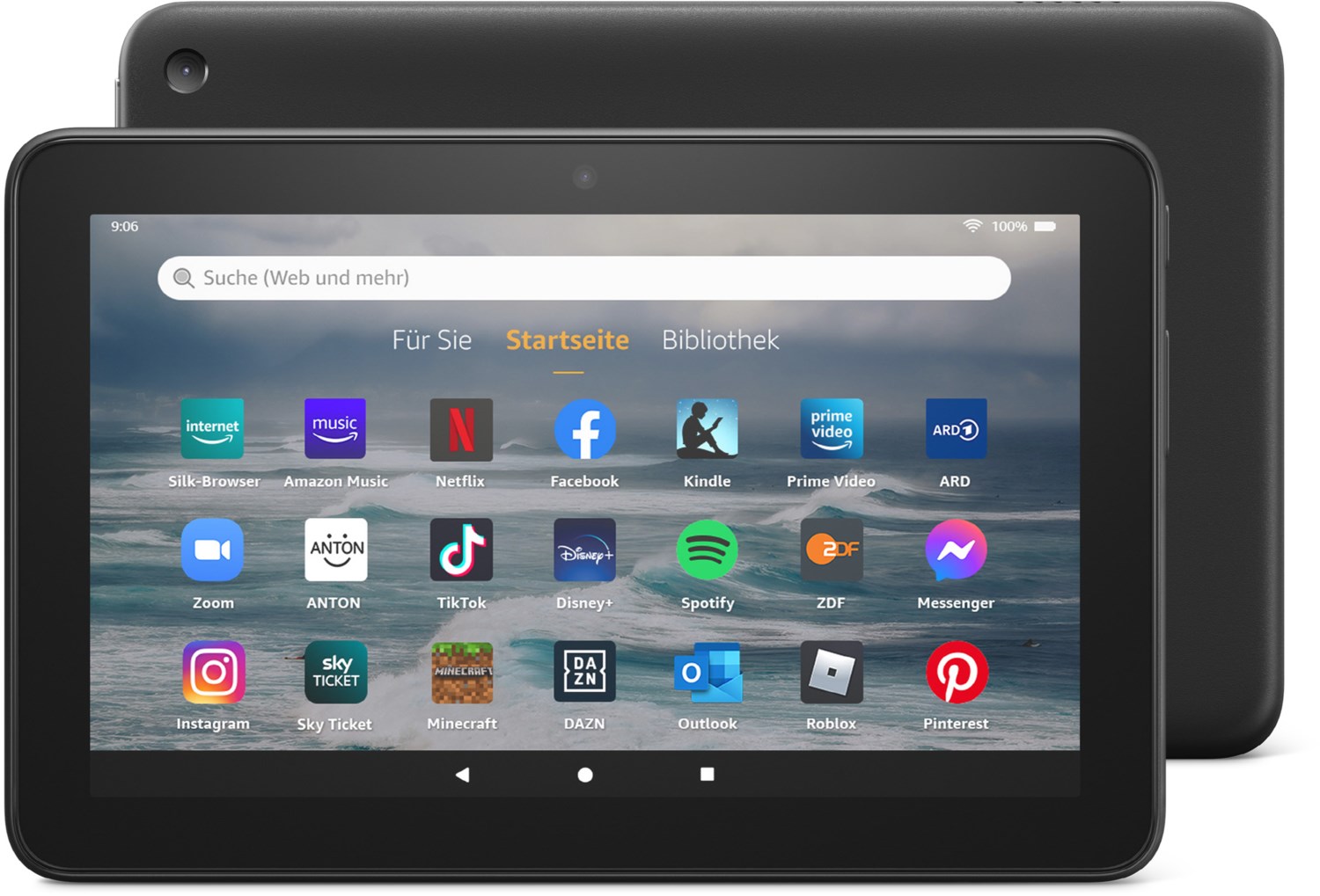 Image of Amazon Fire 7 Tablet (2022) - 7-Zoll-Display, 32 GB, neuestes Modell Schwarz