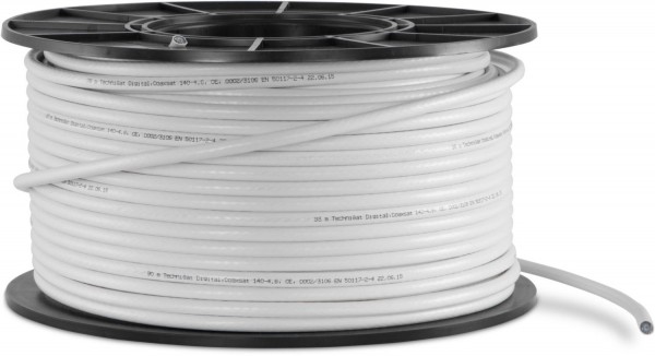 140 dB COAXSAT 140-4.6 (100m) Koaxialkabel schwarz