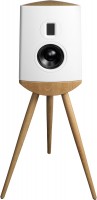 Cue-100 /Stück Stand-Lautsprecher weiß/eichenholz