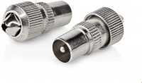 CSGB40902ME IEC-Stecker (2 Stk.) silber