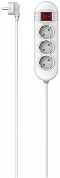 Steckdosenleiste 3-fach (1,4m) weiss
