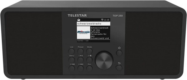 TOP 250 Internetradio schwarz