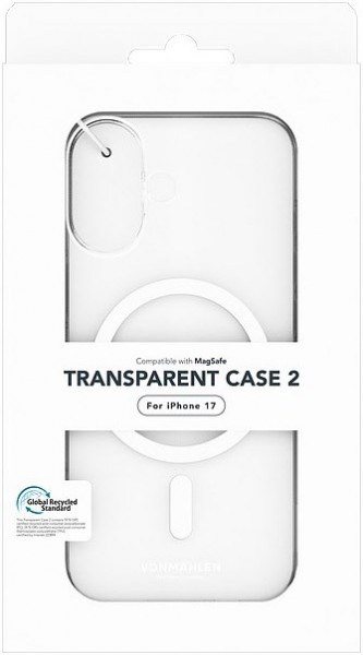 Transparent Case 2 für iPhone 17 weiß