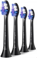 HX6054/88 Sensitive (4er Pack) Ersatz-Zahnbürsten schwarz