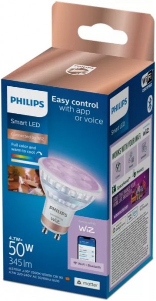 PHI WFB 50W GU10 922-65 RGB 1PF/6 LED-Leuchtmittel