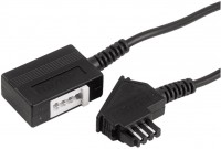 TAE Universal Verlängerung (3m) Telefonkabel schwarz