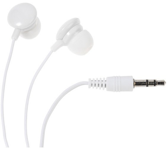 SR 3 In-Ear-Kopfhörer mit Kabel weiß