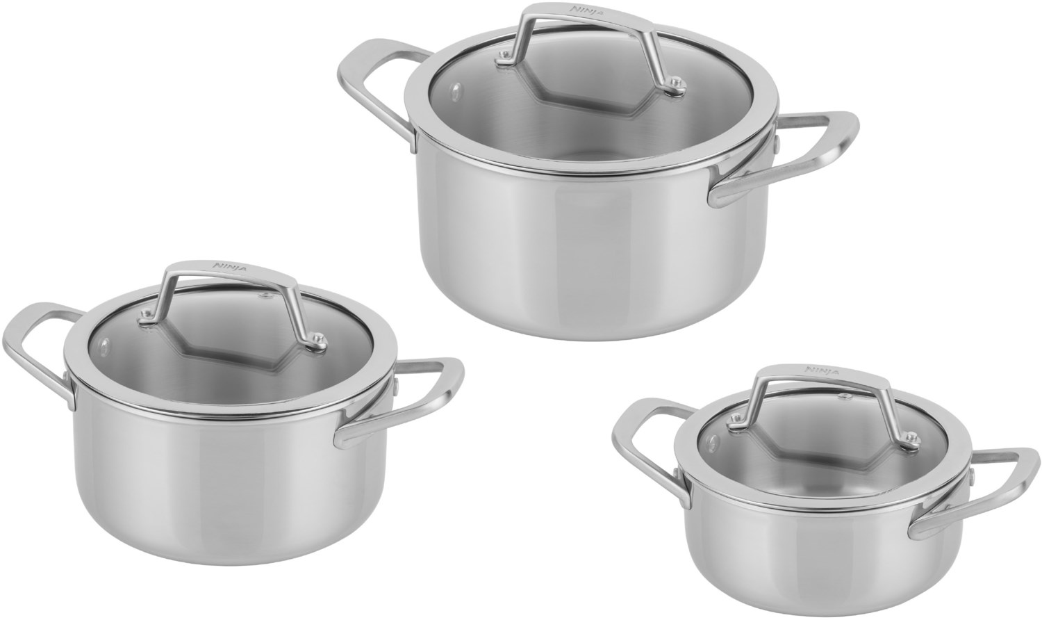 Image of Topfset Premium 3teiliges edelstahl