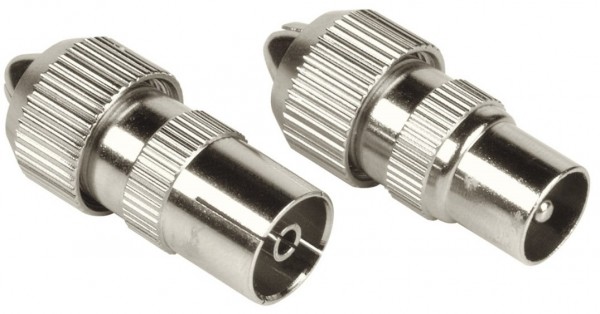 Koax-Set Stecker/Kupplung