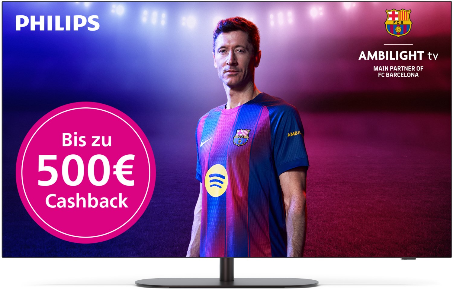 Philips OLED810 4K OLED Ambilight TV mit 55 Zoll (139 cm, 55OLED810/12, Dolby Vision, HDR10+, Dolby Atmos, 144Hz, Google TV)