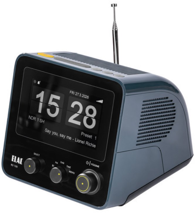 RD 100 DAB/DAB+ Uhrenradio rot