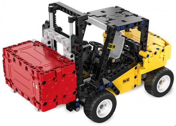 CaDA Gabelstapler Bricks