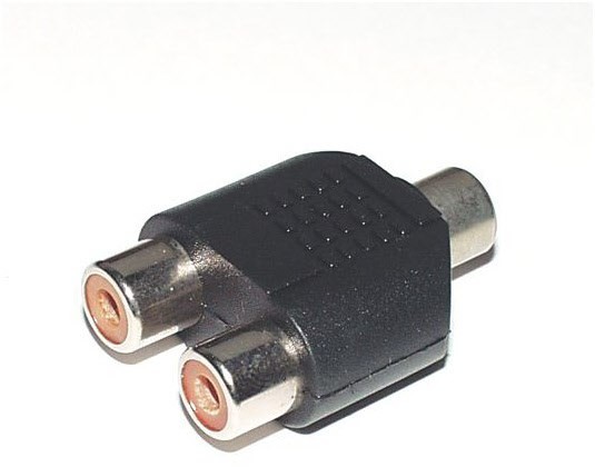 GS 39 Cinch-Adapter schwarz