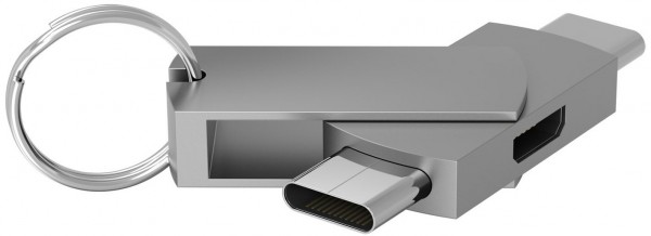 Connect C500 Type-C > Micro Adapter mit USB Type-C Out