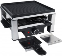 RC 104 Raclette schwarz/edelstahl