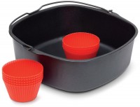 HD9945/01 XL Backform + Muffin Cups Fritteusen-Zubehör schwarz
