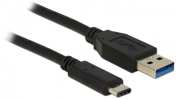 USB 3.1 Type-C Gen 2 > USB 3.1 (1m) Stecker - Stecker schwarz