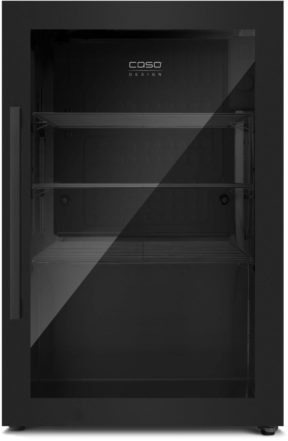 Caso BBQ Cooler Black S-R Flaschenkühlschrank schwarz