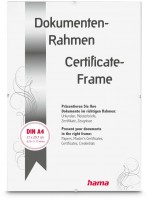 Rahmenloser Bildhalter Clip-Fix Polystyrol, 21x29,7cm