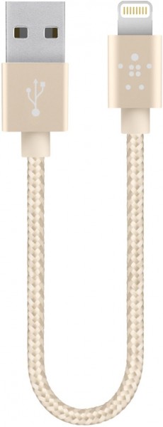 MIXit Premium Lightning > USB 1,2m Lightning-Datenkabel metallic gold