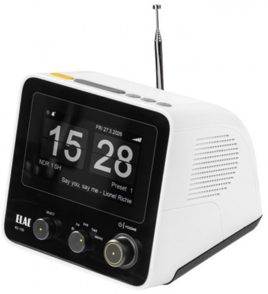 RD 100 DAB/DAB+ Uhrenradio weiß