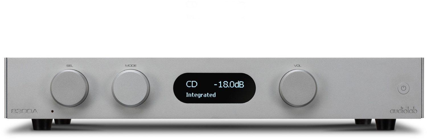 Audiolab 8300A Vollverstärker Stereo aluminium silber