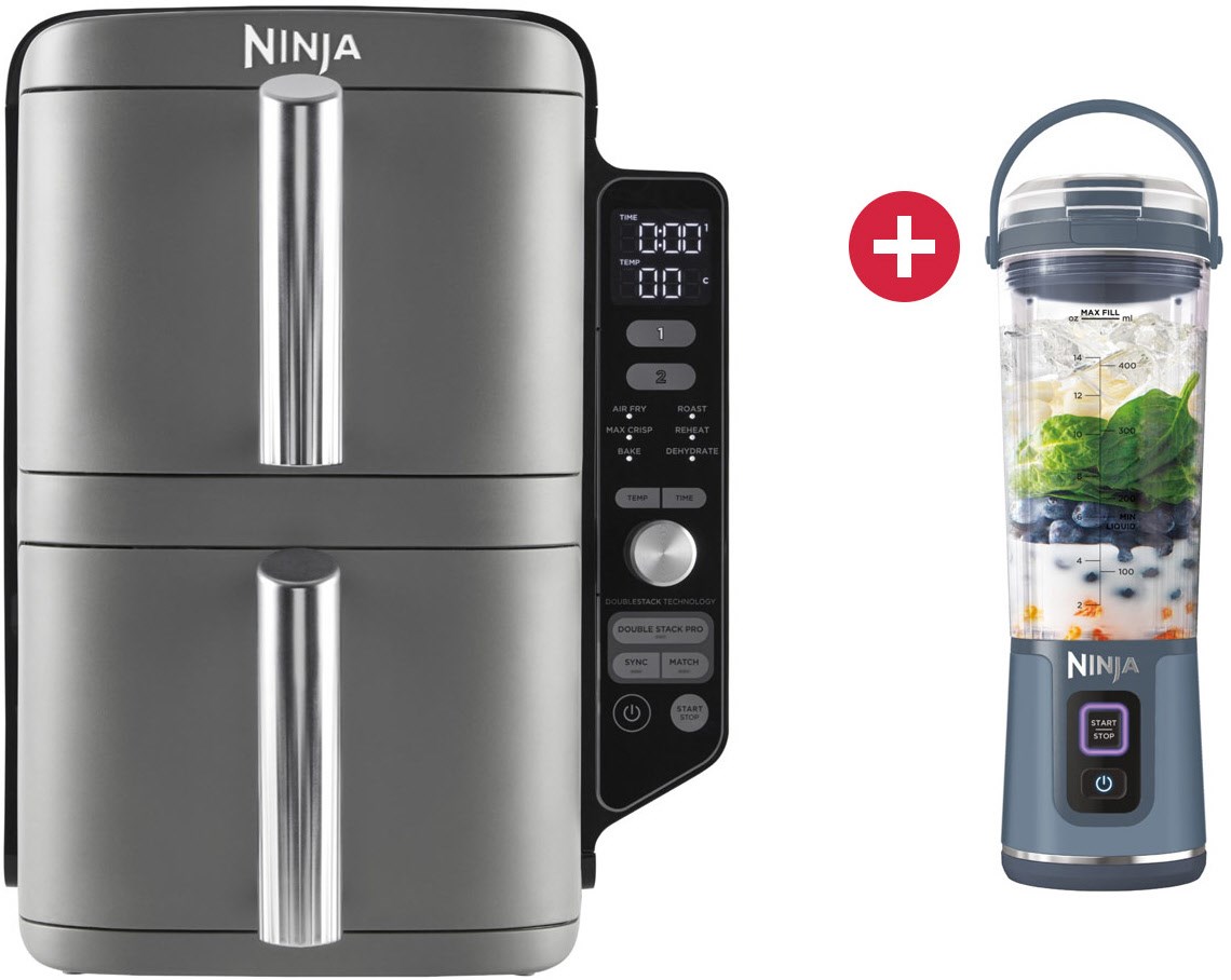 Image of SL400EU Double Stack Heißluft-Fritteuse + Dein Geschenk: NINJA Blast Standmixer