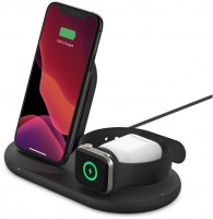 Drahtlos Ladegerät 3-in-1 für Apple schwarz
