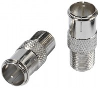 F-Quickadapter (2 Stk.) F-Buchse > F-Quickstecker