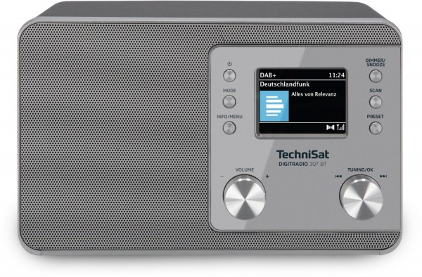 DigitRadio 307 BT Heimradio silber