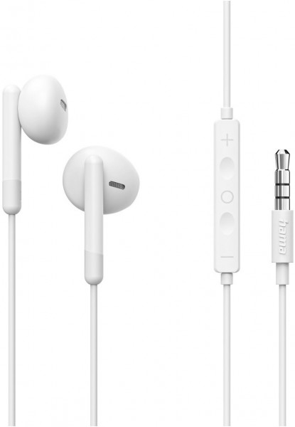 Noble In-Ear-Kopfhörer mit Kabel weiss