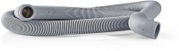 WAOH2219SHP15 Auslassschlauch Ablaufschlauch 22mm gewinkelt, 19mm gerade (1,5m) grau