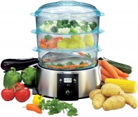 Design Dampfgarer edelstahl/transparent