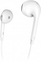 Glow In-Ear-Kopfhörer mit Kabel weiss