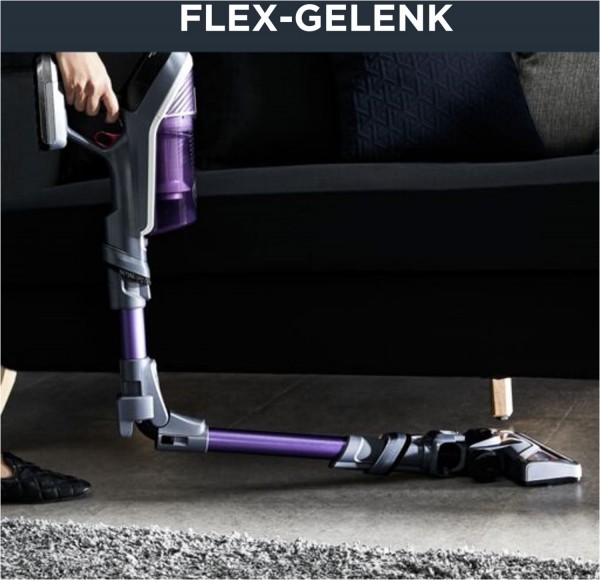 Test Rowenta Rh9639 X-force 8.60 Allergy+ Akkusauger Mit Stiel Rowenta RH9639 X-Force Flex 8.60 Allergy Akku Staubsauger lila | EURONICS