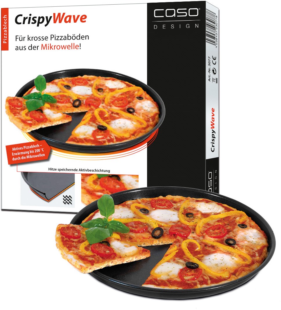 CrispyWave Pizzablech Mikrowellengeschirr/-zubehör