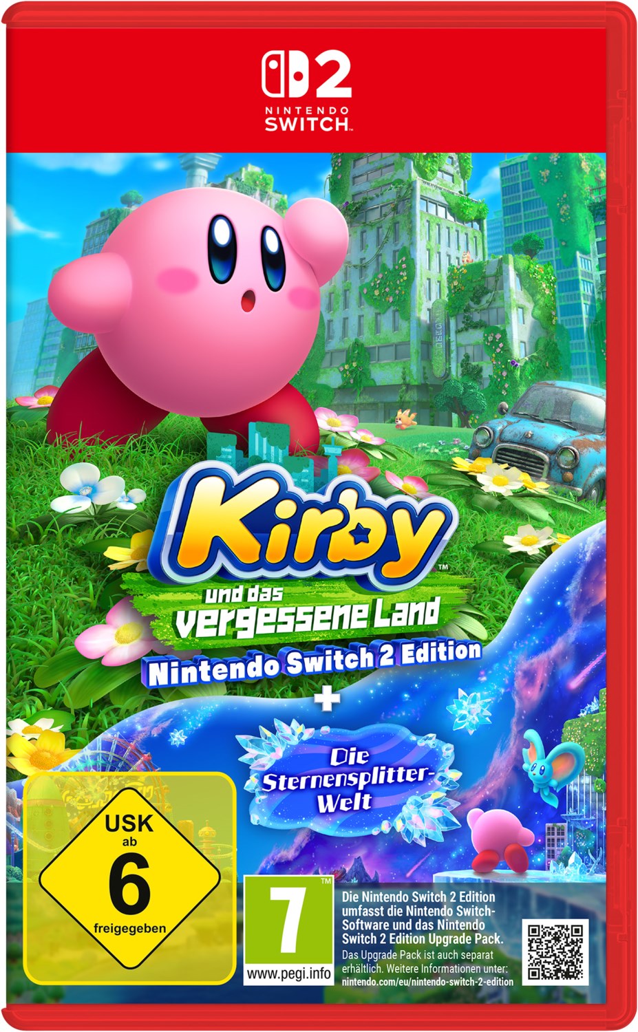 Kirby und das vergessene Land Switch 2 Edition + Sternensplitter-Welt