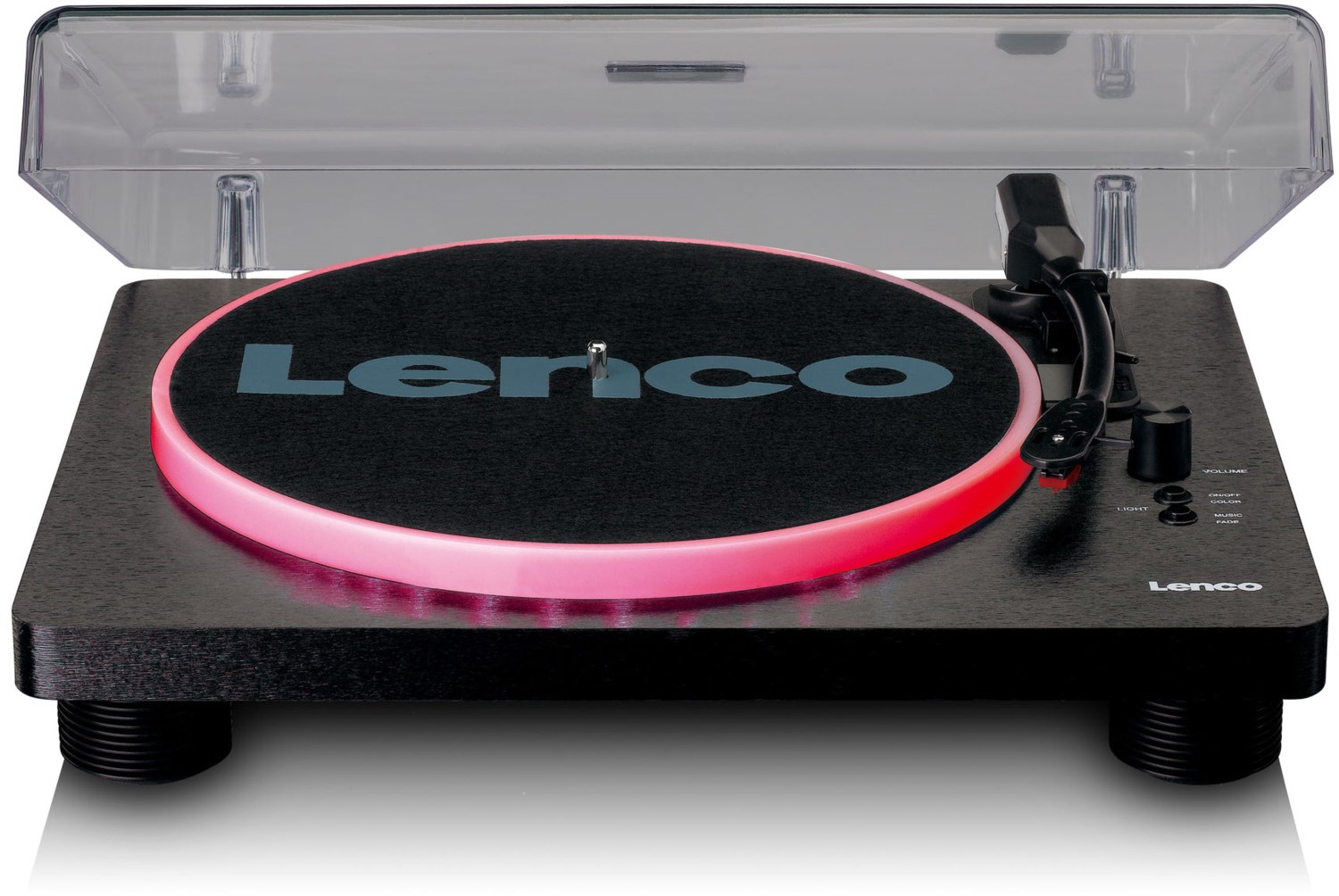 Lenco LS 50LEDBK Plattenspieler mit USB Anschluss schwarz  - Onlineshop EURONICS