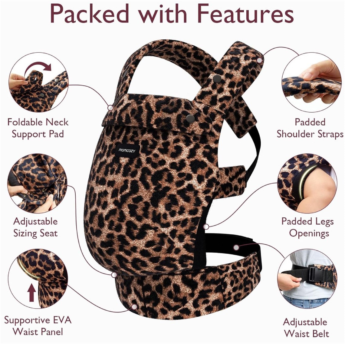 Babytrage leopard