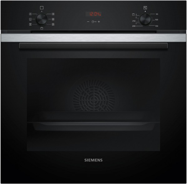 HB213ABS3 Einbaubackofen edelstahl, 71 l, schnelles Vorheizen, 59,4 cm breit, A+, iQ300