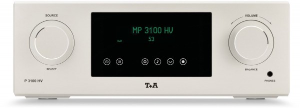 A 3100 HV (V1) Stereo-Endstufe silber/schwarz