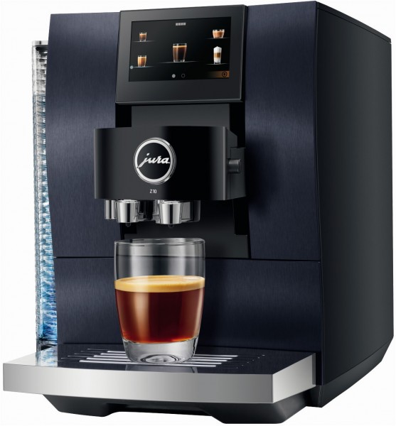 Z10 Kaffee-Vollautomat Aluminium Midnight Blue (EA), Latte Macchiato/Cappuccino/Milchkaffee, 15 bar, 2,4 l, Apps ladbar